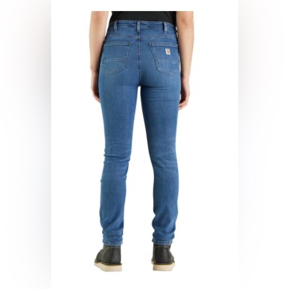 Carhartt Denim - Carhartt 104976 - Women's Rugged Flex® Slim Fit Tapered Jeans Plus Size 18R